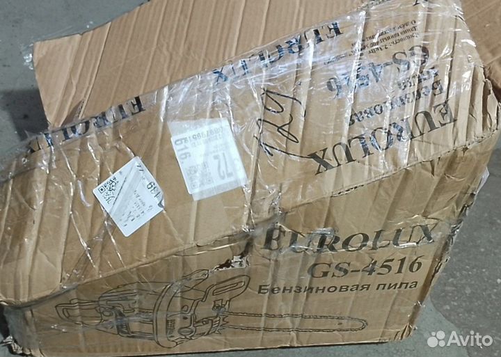 Повреждена упаковка Бензопила Eurolux GS-4516
