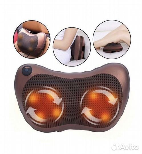Массажная подушка для шеи новая
