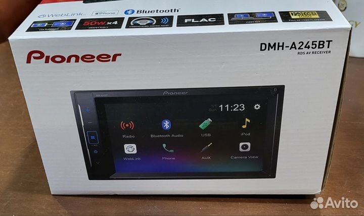 Магнитола 2 din Pioneer DMH-A245BT