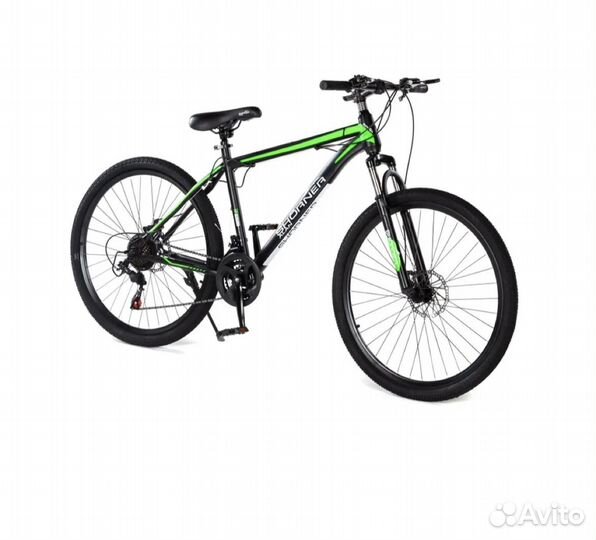 Велосипед горный Shorner EX 26 чёрно-зелёный