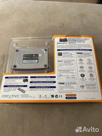 Creative usb sound blaster Audigy2 NX