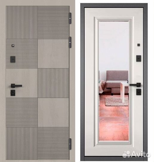 Дверь с зеркалом