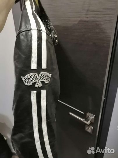 Мотокуртка кожаная бу