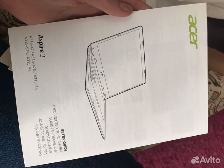 Ноутбук acer aspire 3 a315-42g
