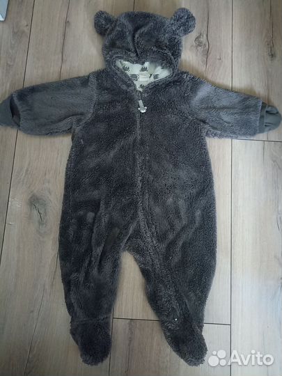 Комбинезон плюшевый 4-6 мес