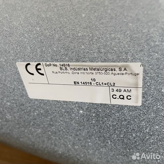 Ванна стальная 1.05м BLB с сиденьем, про-во Португ