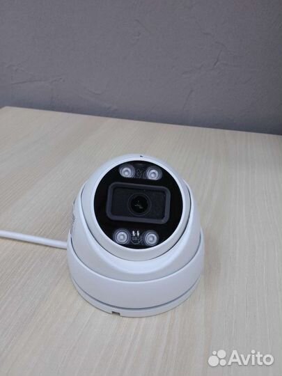 Камера видеонаблюдения купольная со звуком