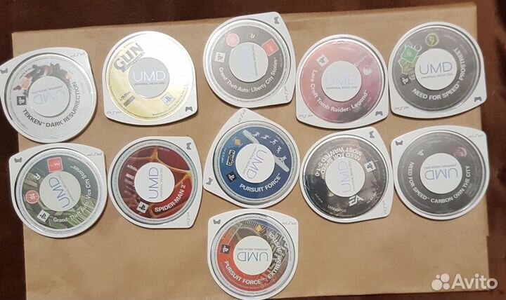 Диски на PSP оригинал