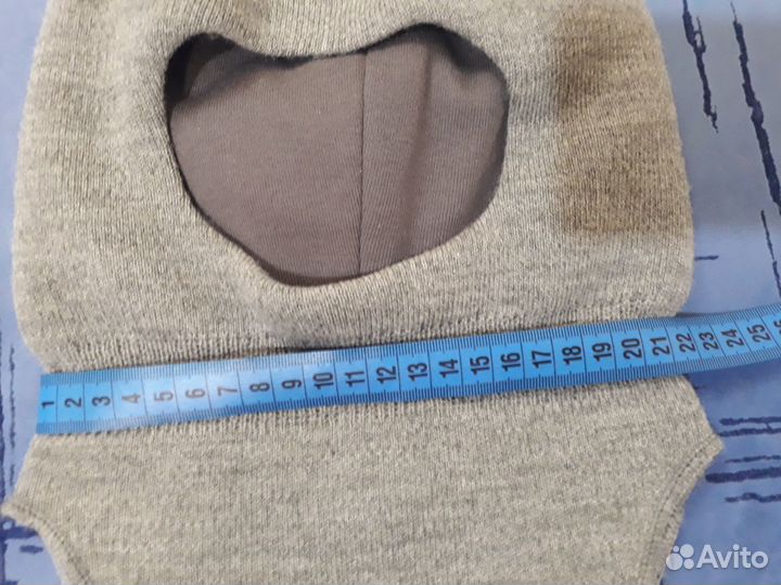 Шапка-шлем зимняя, для мальчика 4-7 лет