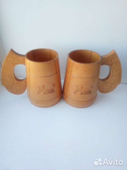 Пивная кружка дерево