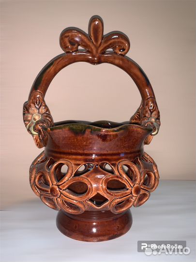 Керамическая корзина (конфетница)