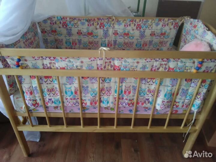 Детская кроватка с комплектом для сна+ подарки