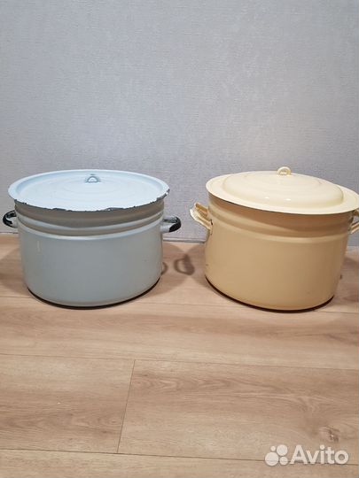 Кастрюля эмалированная большая, 25 л