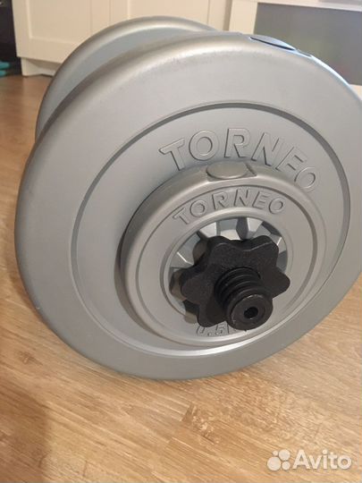 Гантели torneo 10 кг