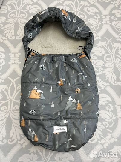 Зимний конверт в коляску