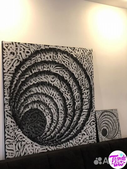 Поп арт картина на медном холсте маслом заказать