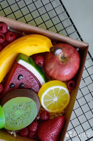 Мыло ручной работы фруктовое