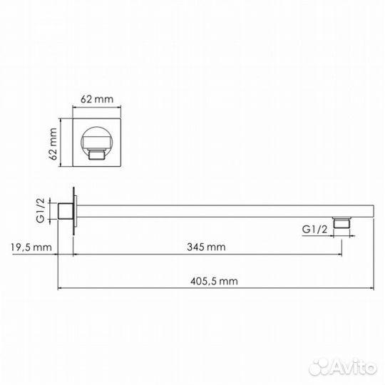 Душевая система wasserkraft A178644 Thermo