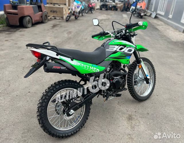 Мотоцикл Racer Panther RC300-GY8X New зелёный