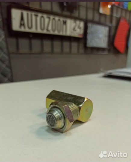 Обманка лямбда зонда с мини катализатором угловая