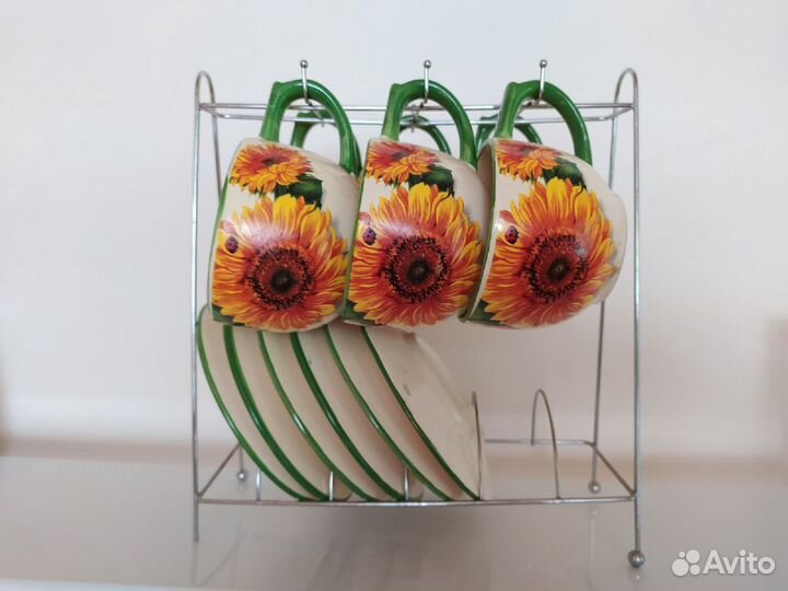 Сервиз чайно-кофейный с подставкой