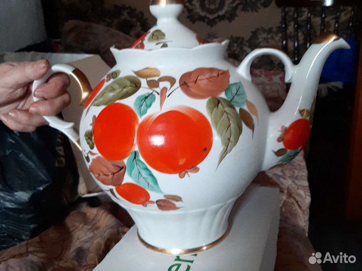 Чайник фарфоровый СССР