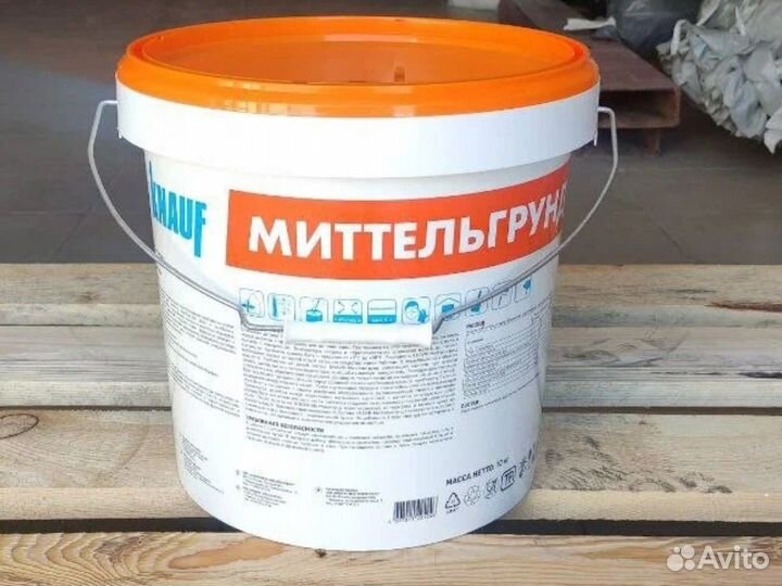 Грунтовка Knauf Кнауф Миттельгрунд 10 кг