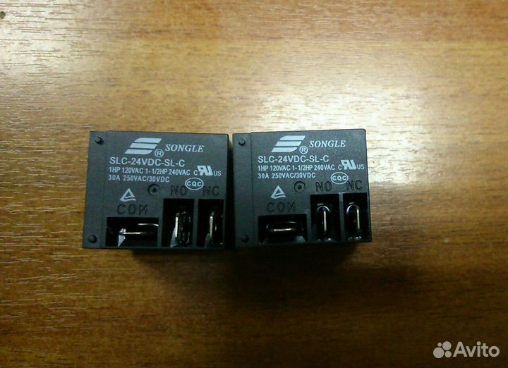 Реле 24В 30А