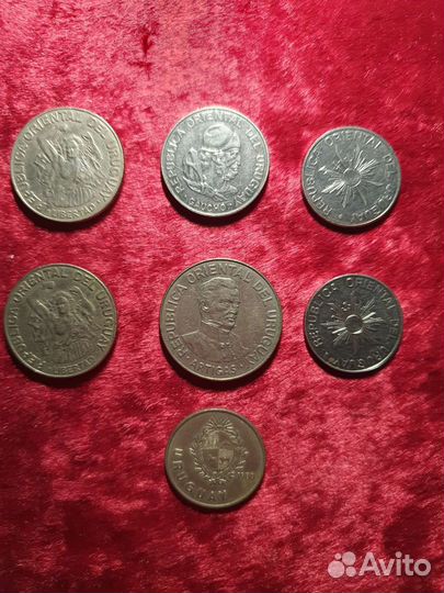 Уругвай монеты