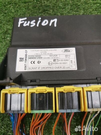 Блок комфорта Ford Fusion 1.6 fyja 2008