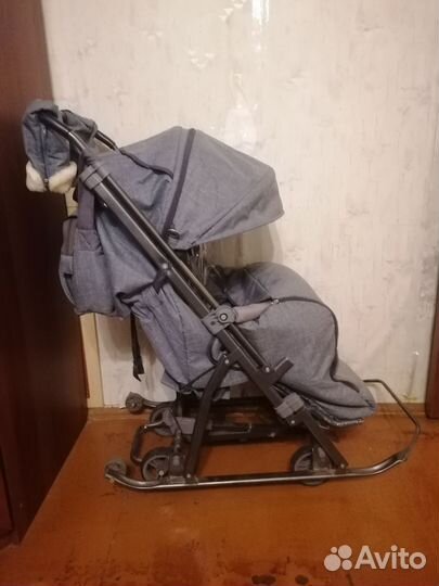 Детские санки коляска бу