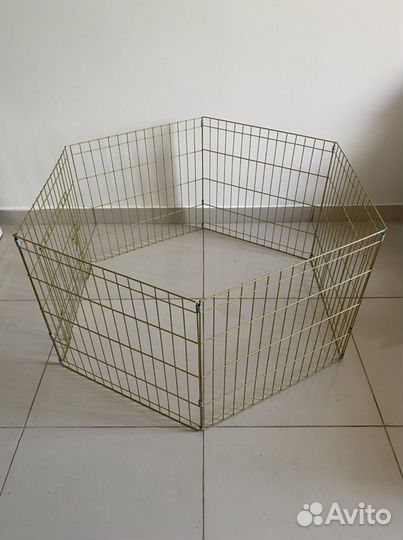 Вольер под золото на 6 секций новый