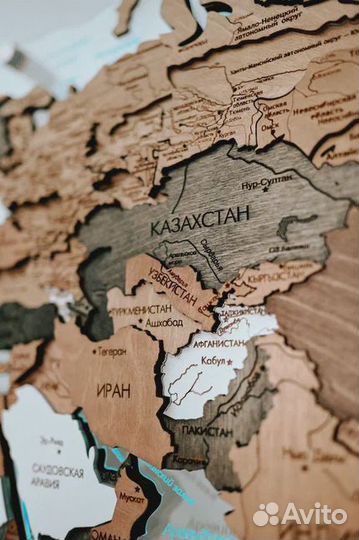 Карта мира на стену