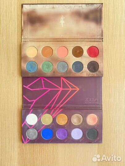 Палетки проф теней Zoeva