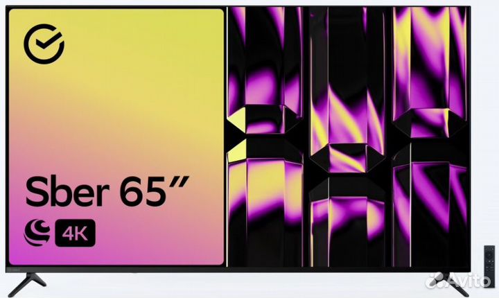 Умный телевизор Sber 4K UHD 65'', SDX-65U4124B