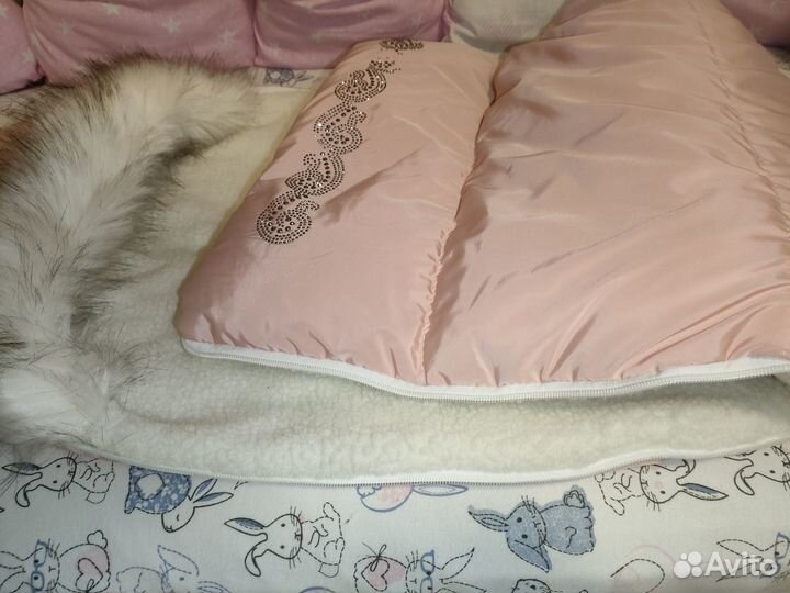 Кокон для новорожденных зимний