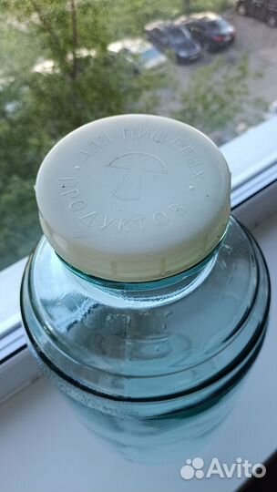 Бутыль 5 литров стекло