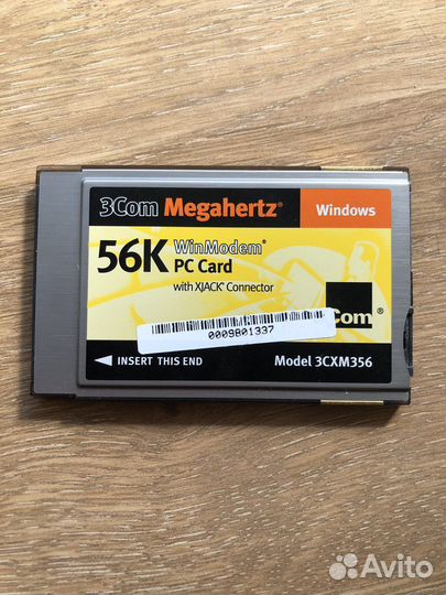 PC Card pcmcia Modem xjack Connector pcmcia