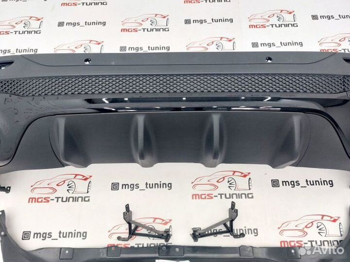 Диффузор + насадки 45 амг черный Мерседес GLB X247