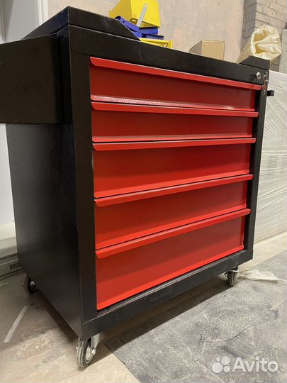 Тумба инструментальная подкатная (5 ящиков)
