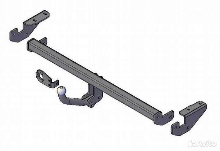 Фаркоп Peugeot 408 седан с 2010 г.в