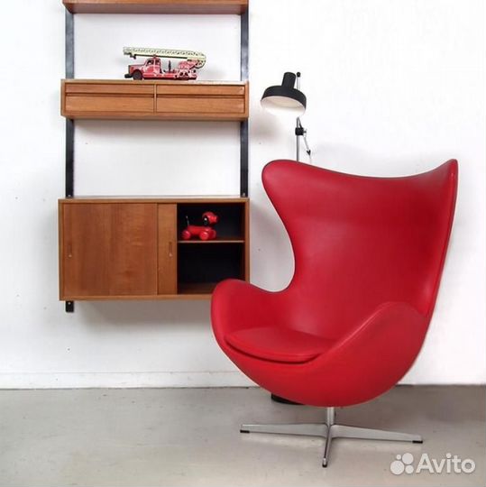 Кресло Beon Egg (Arne Jacobsen Style) A219 красное