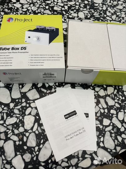 Фонокорректор Pro-Ject Tube Box DS black