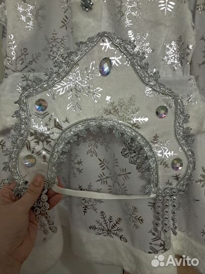 Костюм снегурочки детский 116