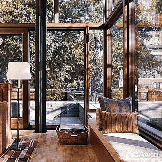 Алюминиевое фасадное остекление