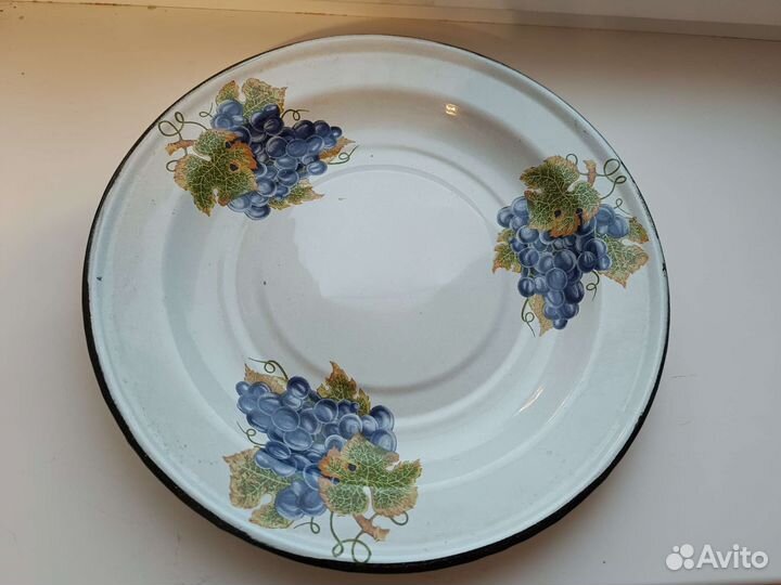 Блюдо эмаль СССР