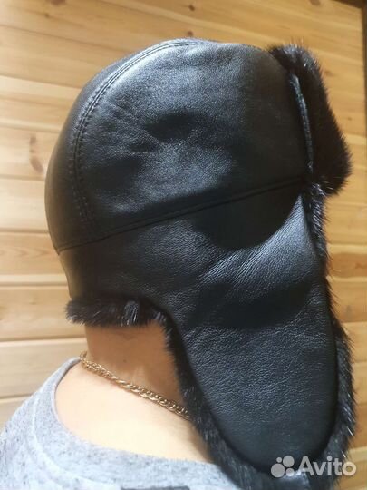 Шапка ушанка мужская