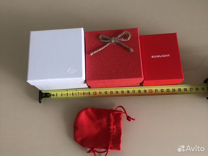 Коробки пакеты подарочные для ювелирных украшений