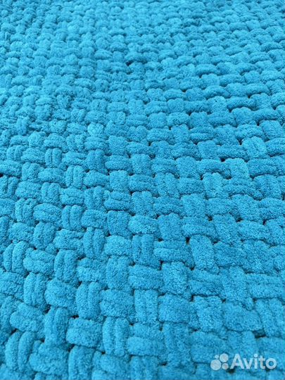 Плед детский вязаный