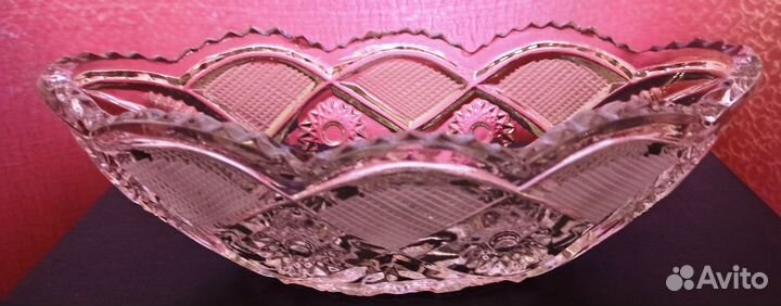 Салатник Фужеры Ваза Хрусталь СССР